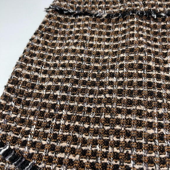 BLANK NYC**Plaid Tweed Brown/Bl./Gold Skirt**Size 27 $88 - Picture 12 of 12